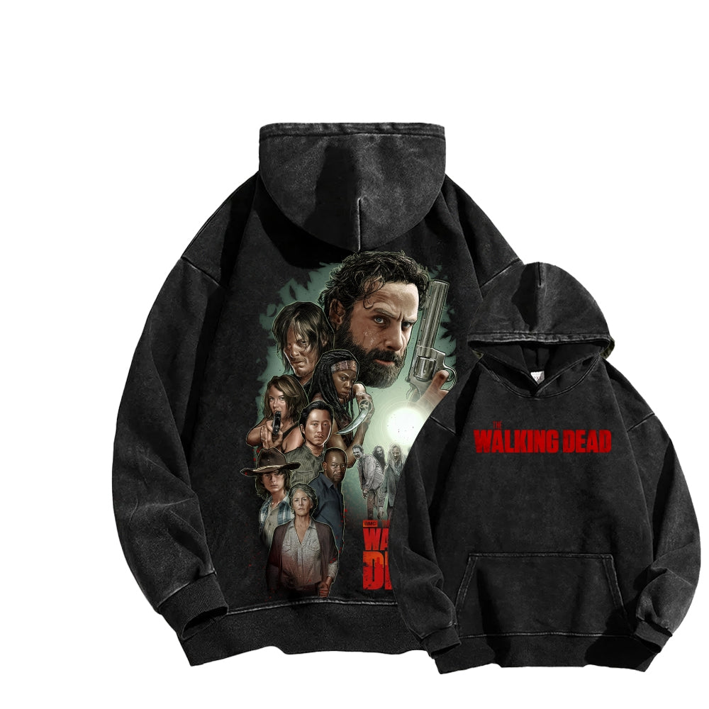 The Walking Dead Unisex washed sweatshirts 2510021514
