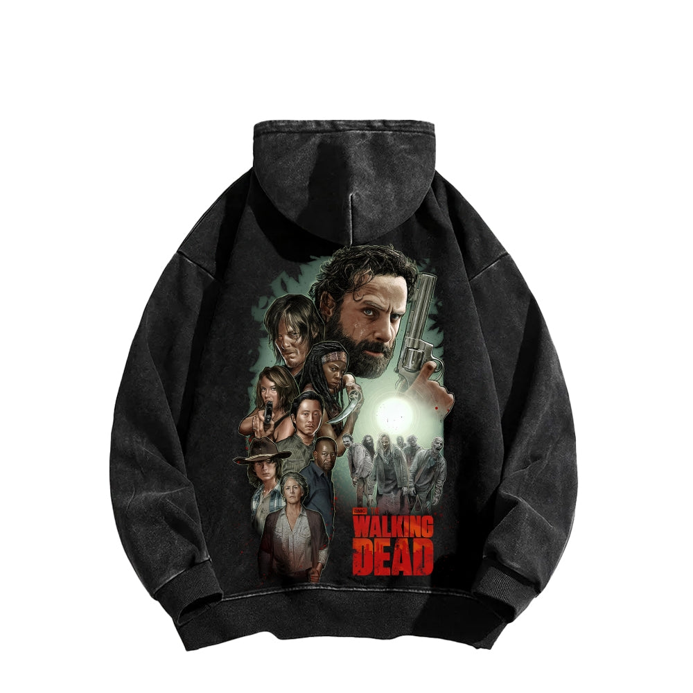 The Walking Dead Unisex washed sweatshirts 2510021514