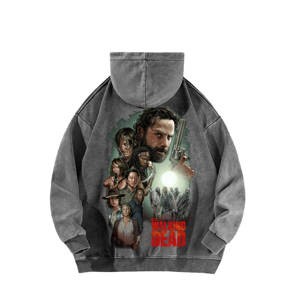 The Walking Dead Unisex washed sweatshirts 2510021514
