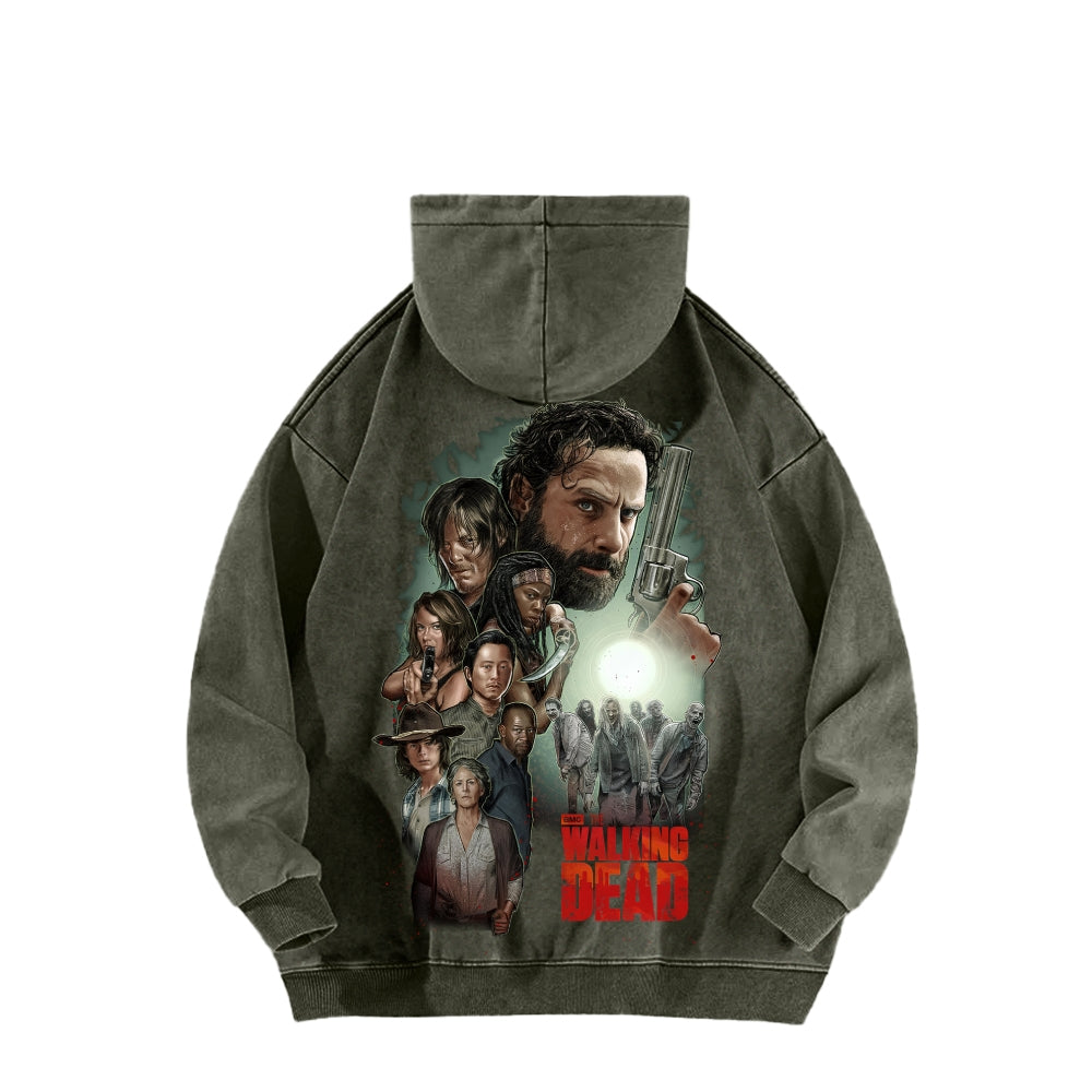 The Walking Dead Unisex washed sweatshirts 2510021514