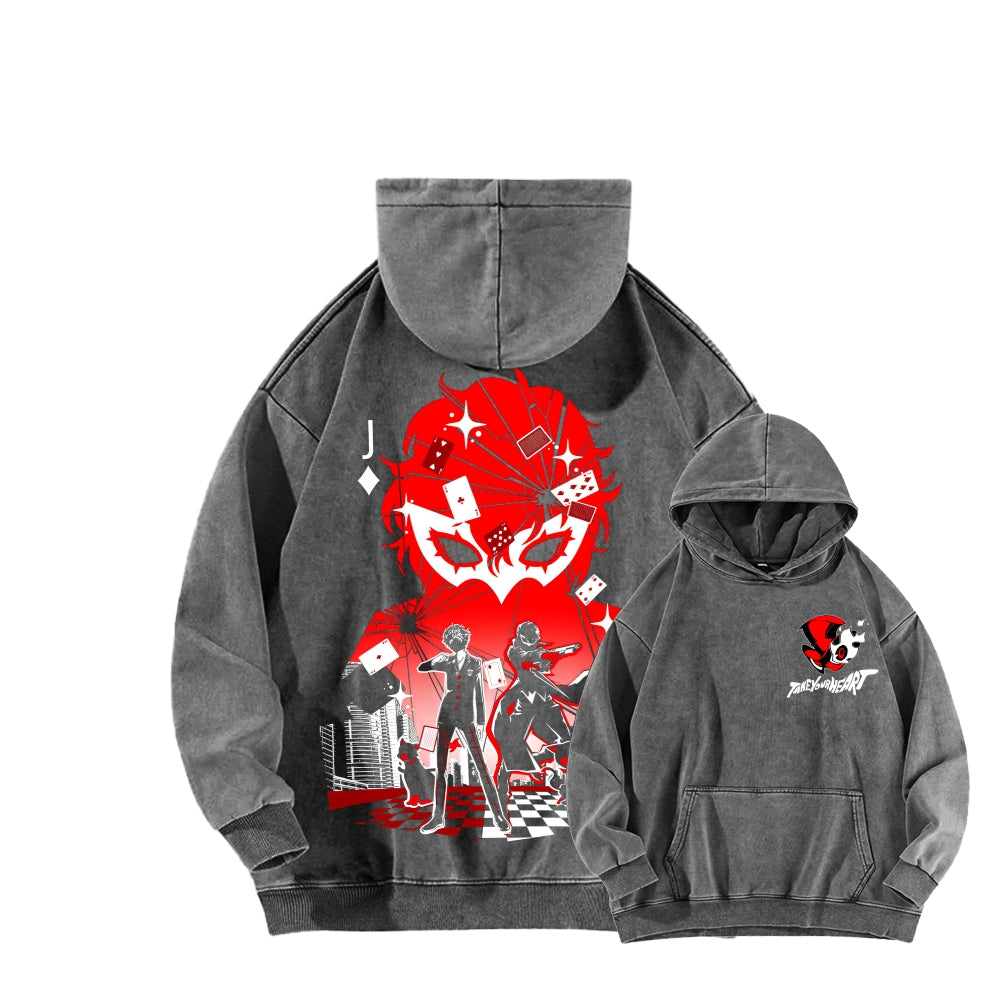 Persona Unisex washed sweatshirts 2510021566