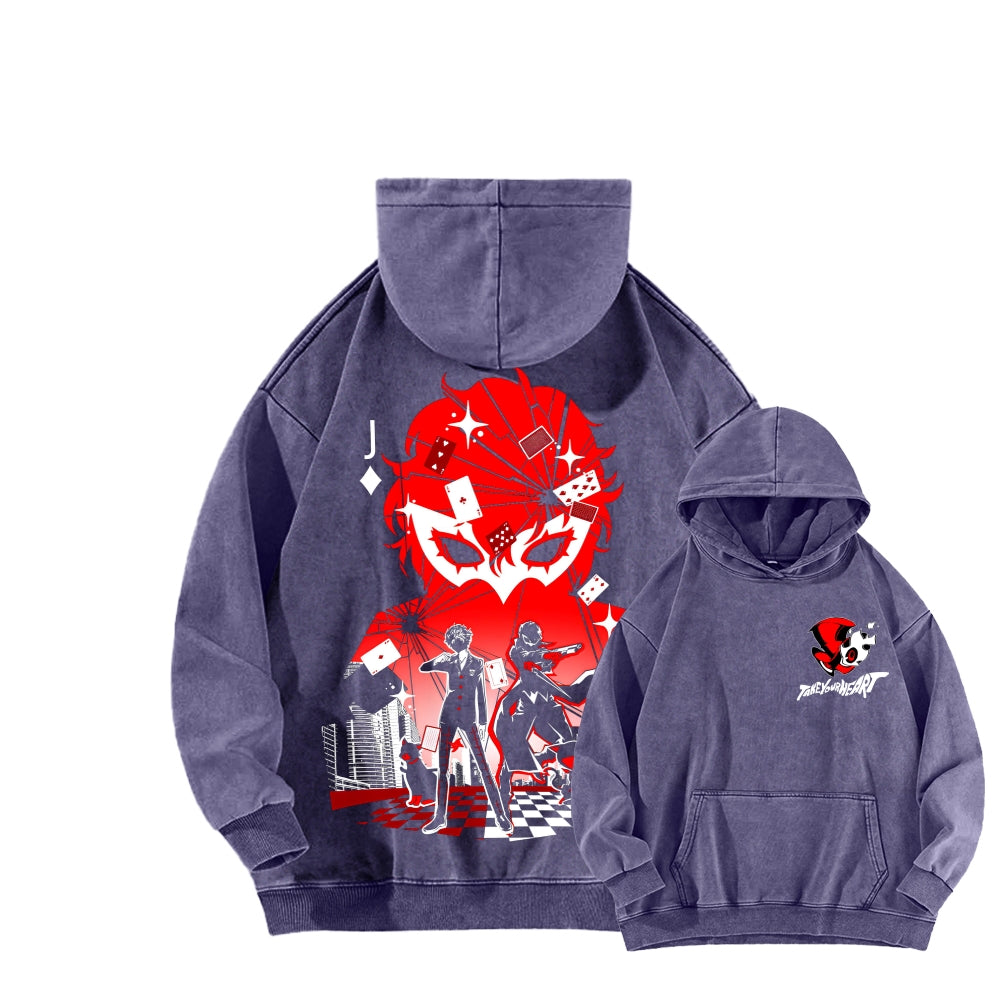 Persona Unisex washed sweatshirts 2510021566