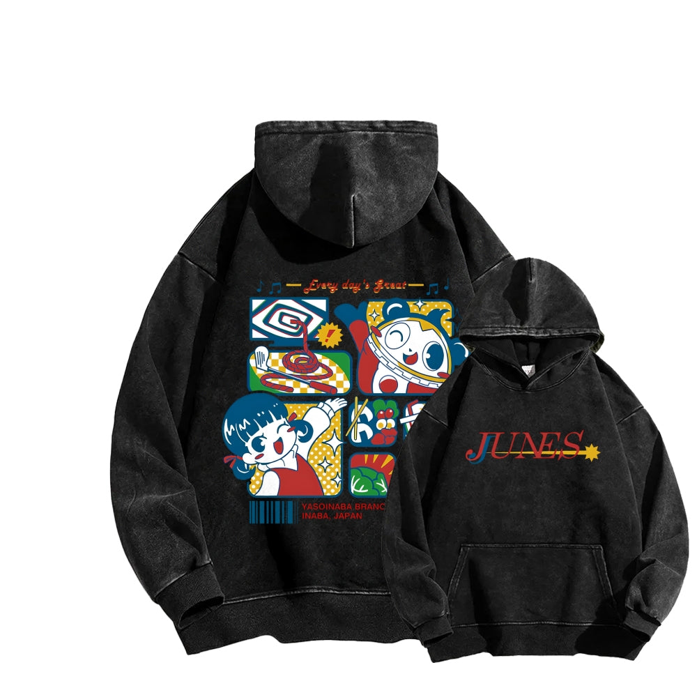 Persona Unisex washed sweatshirts 2510021579