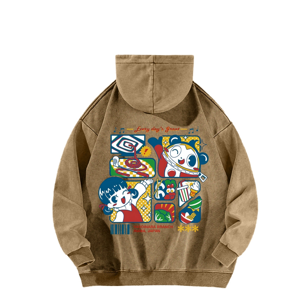 Persona Unisex washed sweatshirts 2510021579