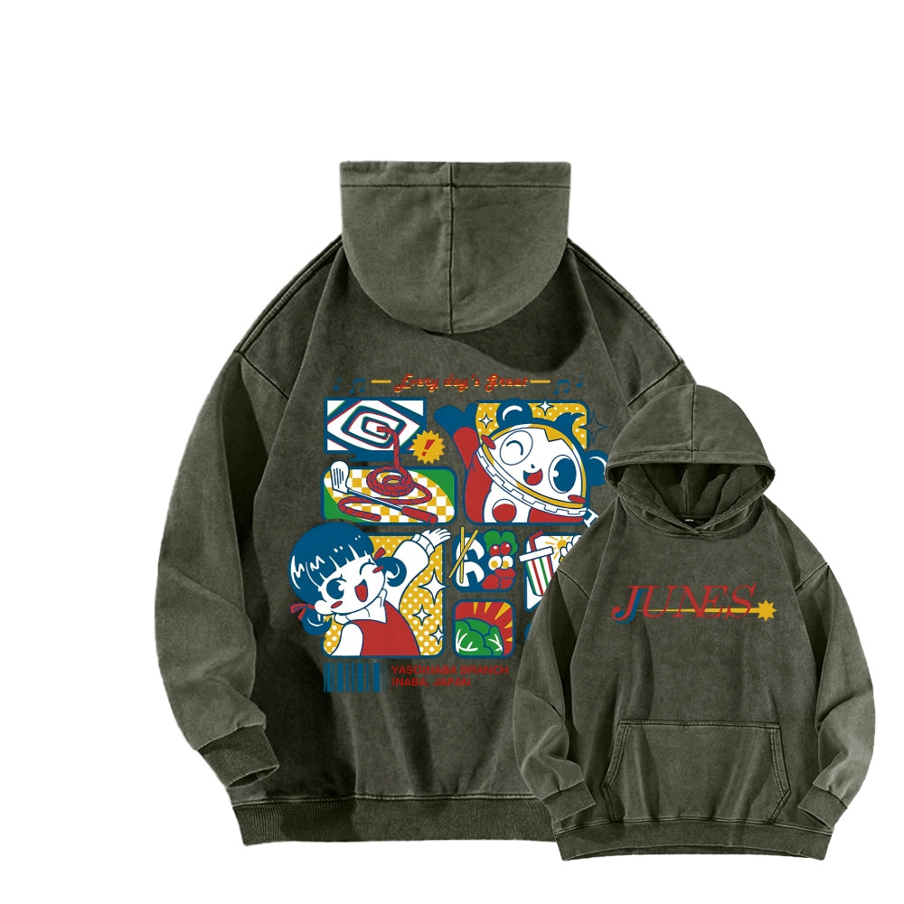 Persona Unisex washed sweatshirts 2510021579