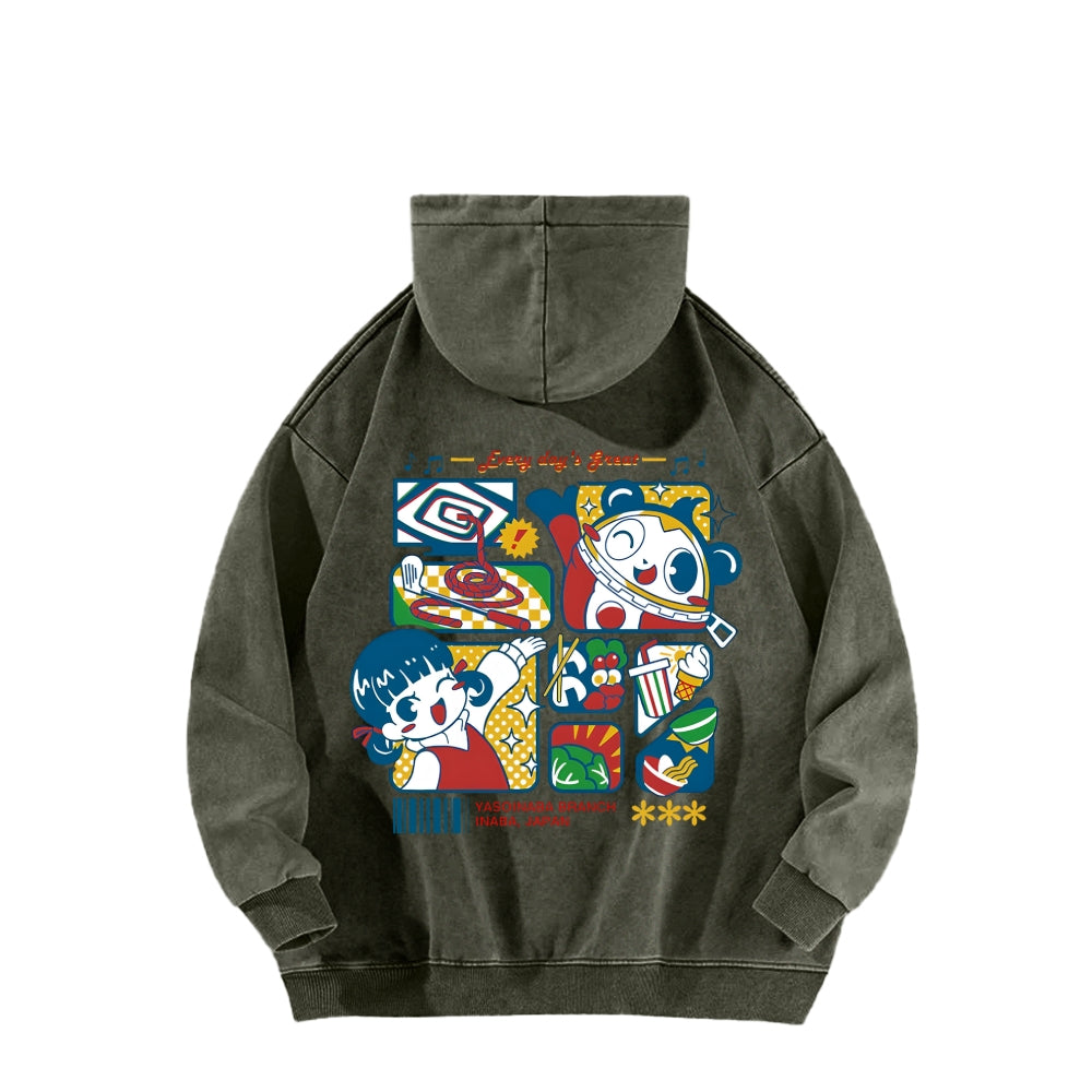 Persona Unisex washed sweatshirts 2510021579