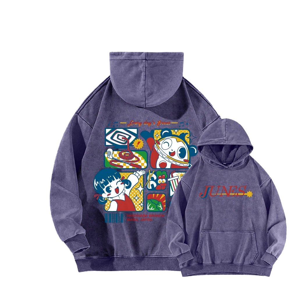 Persona Unisex washed sweatshirts 2510021579