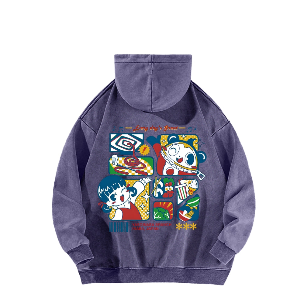 Persona Unisex washed sweatshirts 2510021579