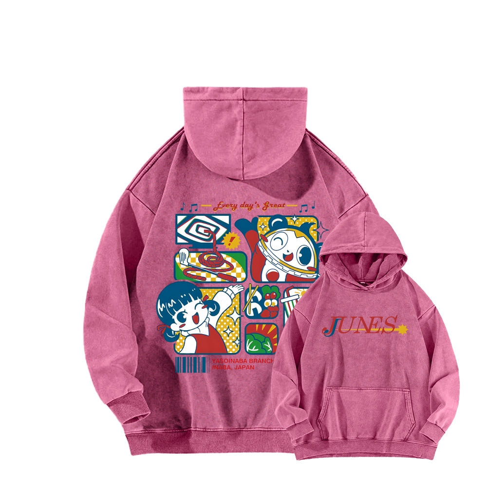 Persona Unisex washed sweatshirts 2510021579