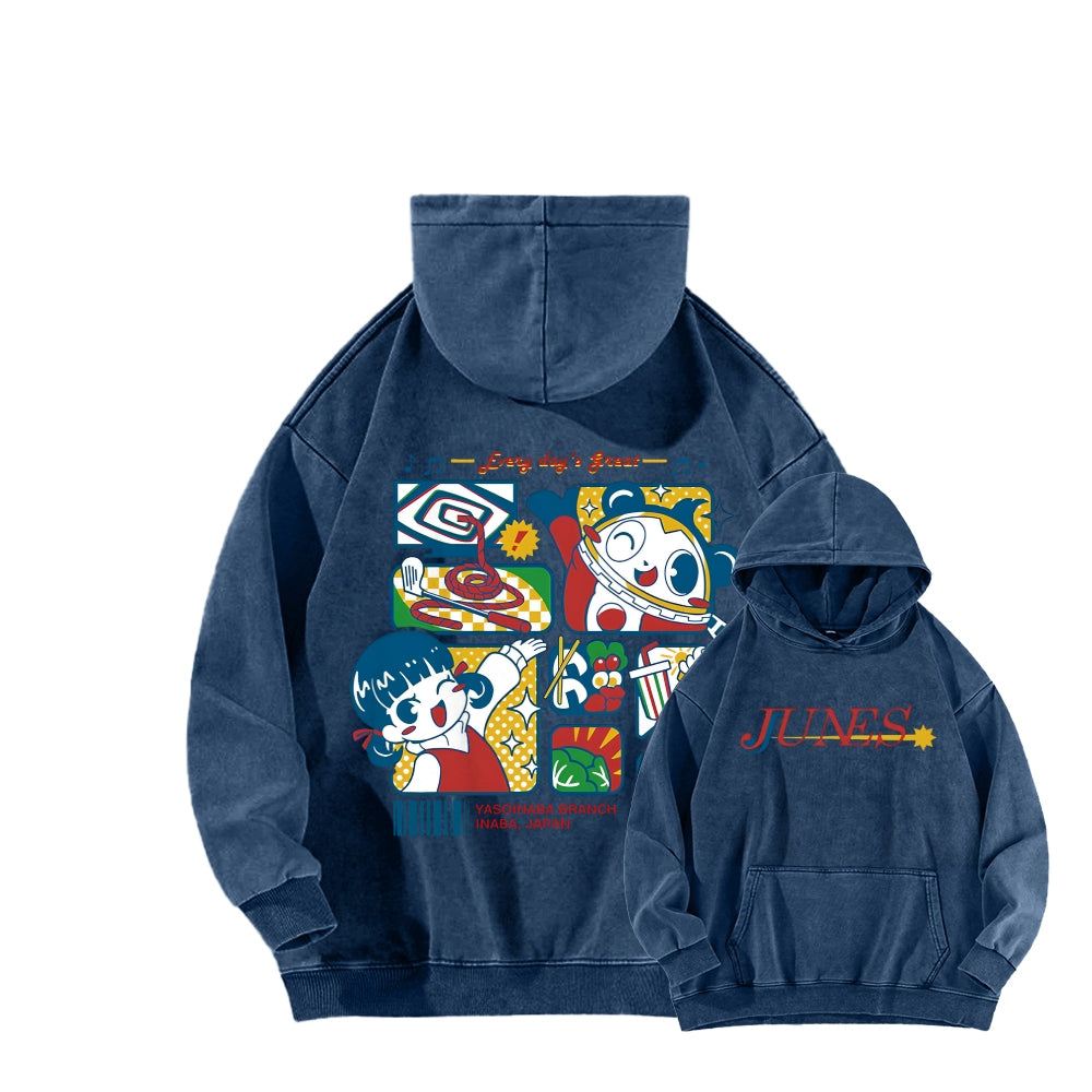 Persona Unisex washed sweatshirts 2510021579