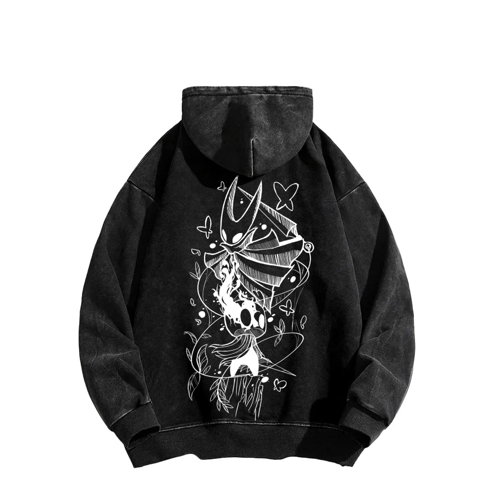 Hollow Knight Unisex washed sweatshirts 2510021608