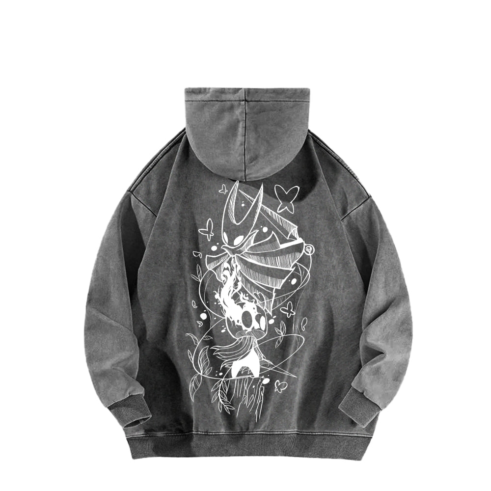 Hollow Knight Unisex washed sweatshirts 2510021608