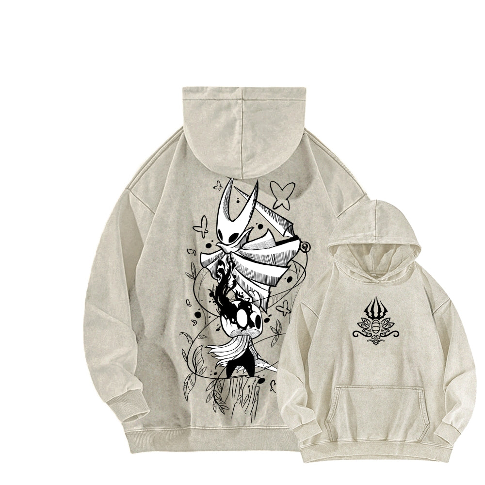 Hollow Knight Unisex washed sweatshirts 2510021608