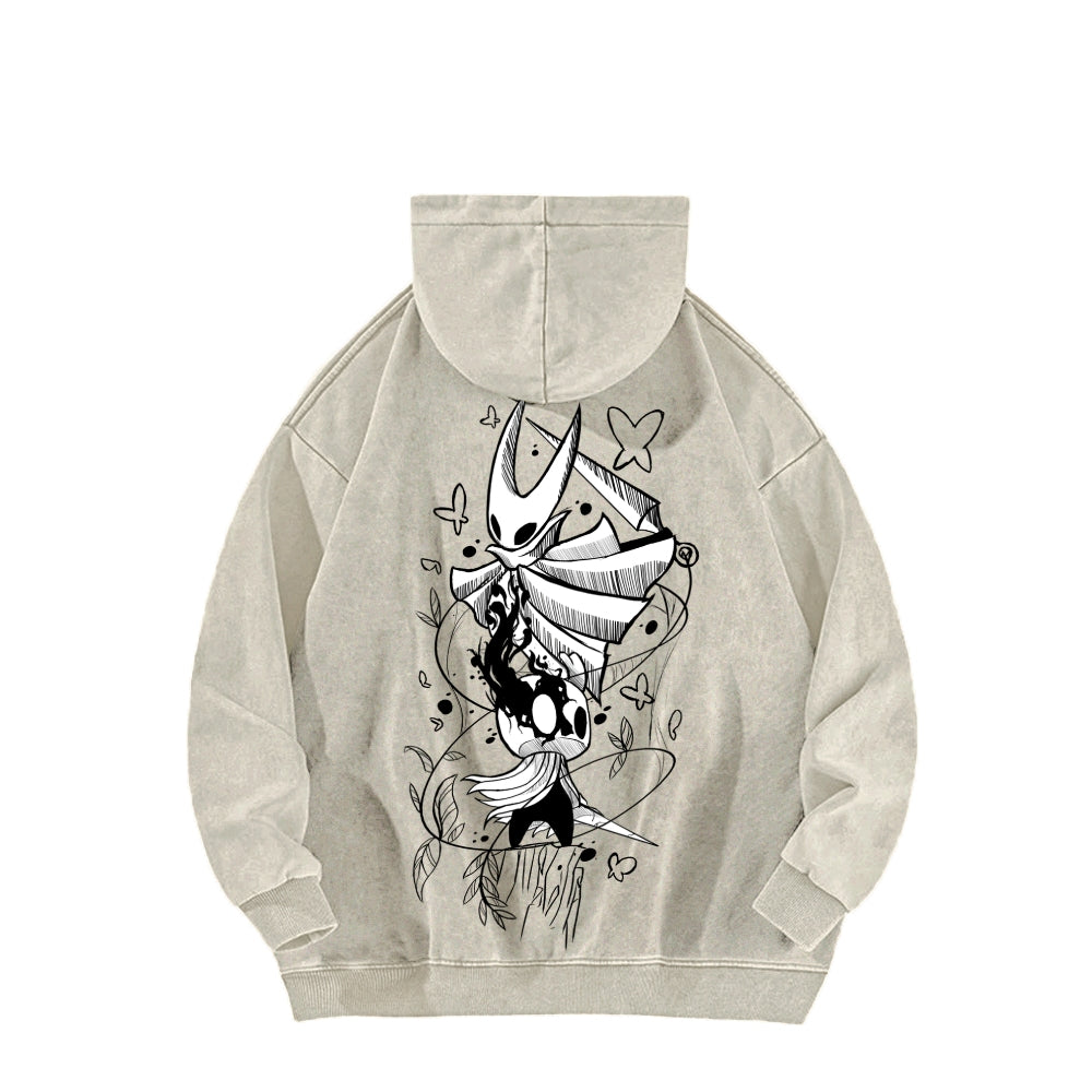 Hollow Knight Unisex washed sweatshirts 2510021608