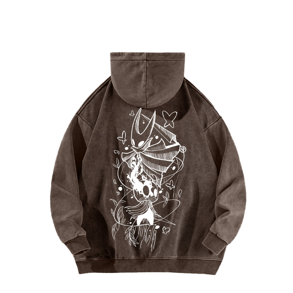 Hollow Knight Unisex washed sweatshirts 2510021608