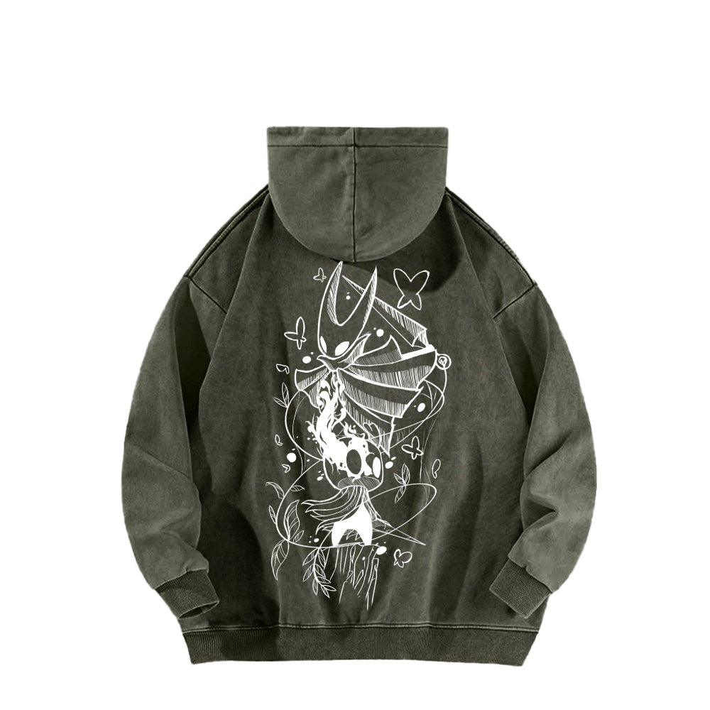 Hollow Knight Unisex washed sweatshirts 2510021608