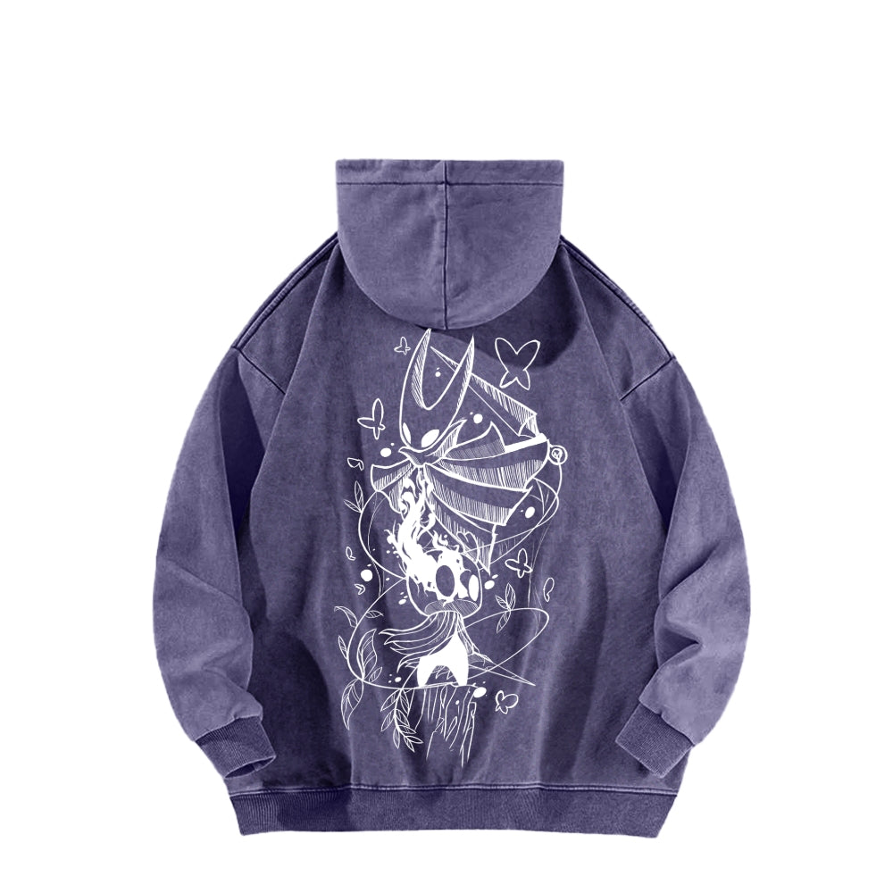 Hollow Knight Unisex washed sweatshirts 2510021608