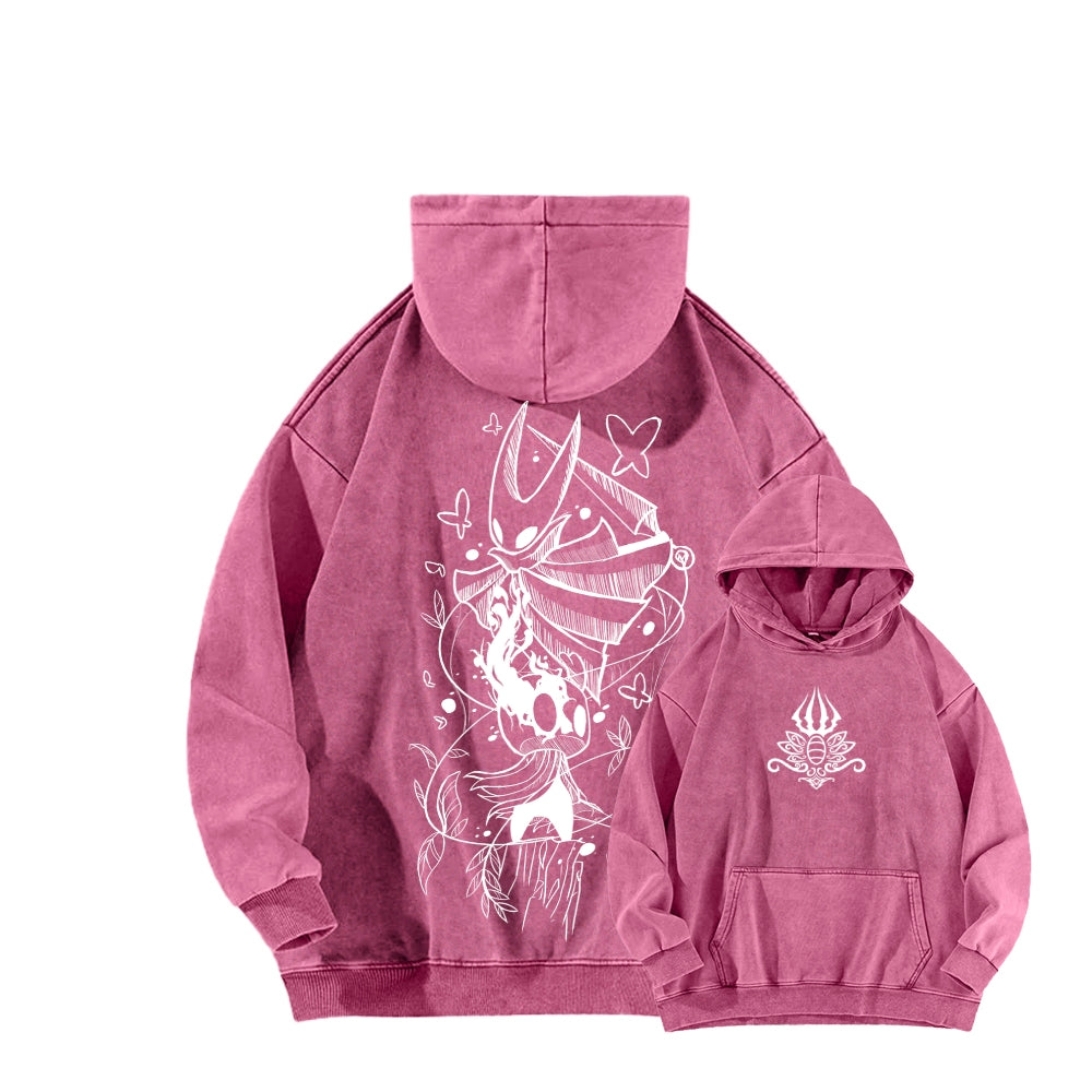 Hollow Knight Unisex washed sweatshirts 2510021608