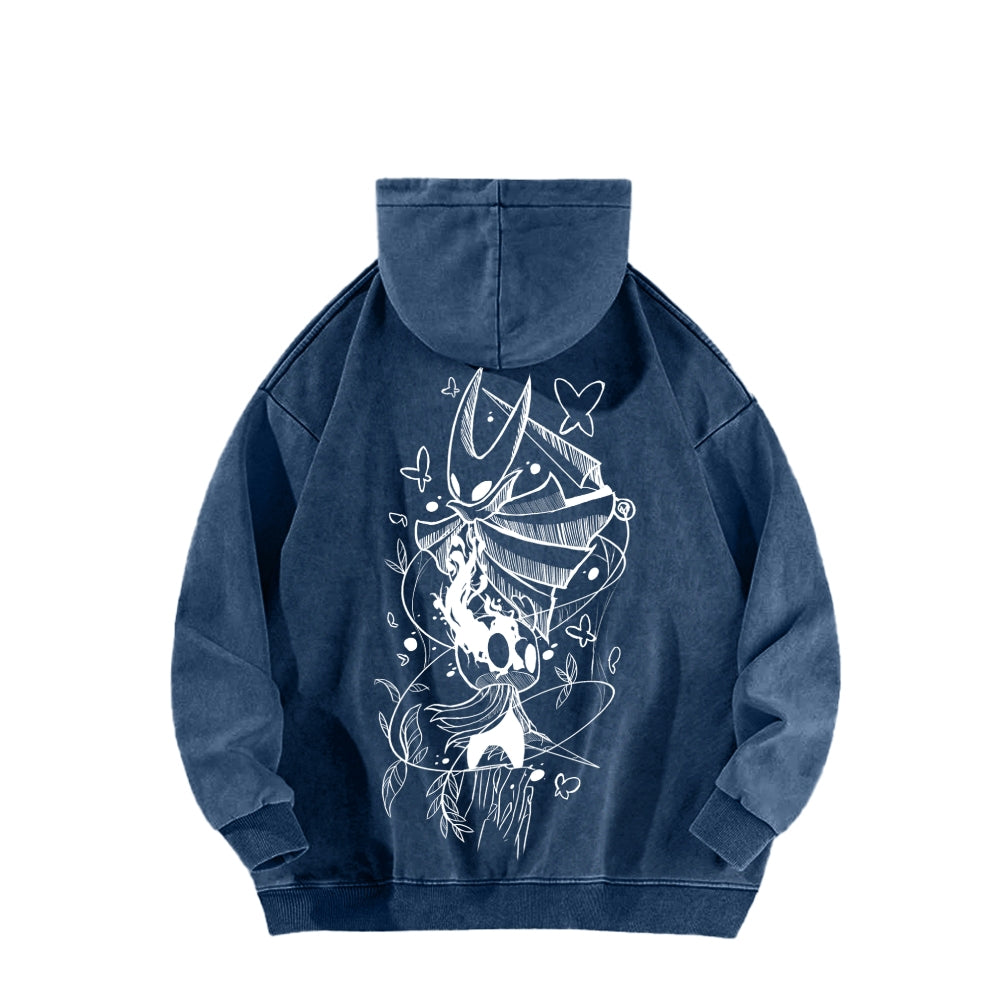 Hollow Knight Unisex washed sweatshirts 2510021608