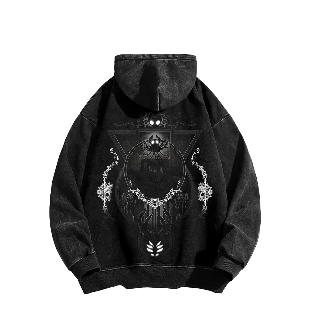 Hollow Knight Unisex washed sweatshirts 2510021613