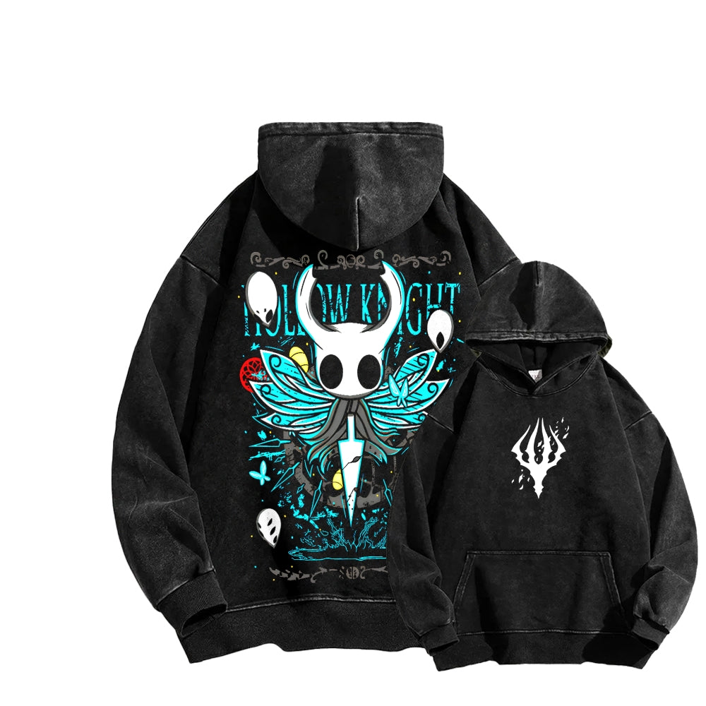 Hollow Knight Unisex washed sweatshirts 2510021679