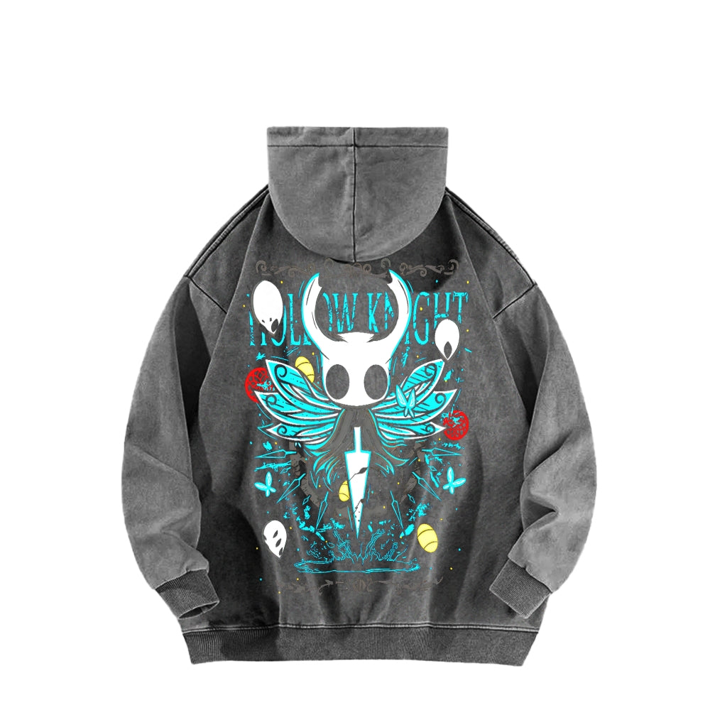 Hollow Knight Unisex washed sweatshirts 2510021679