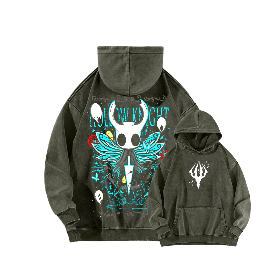 Hollow Knight Unisex washed sweatshirts 2510021679