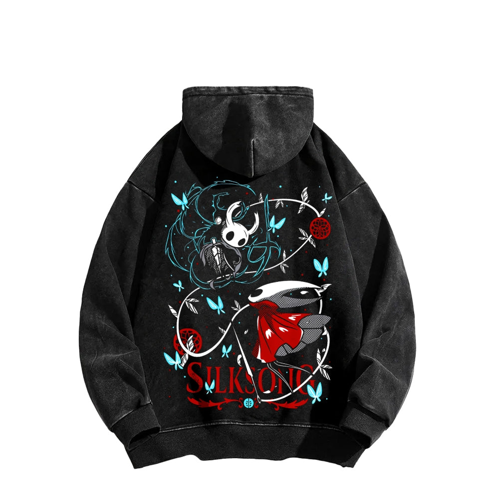 Hollow Knight Unisex washed sweatshirts 2510021687