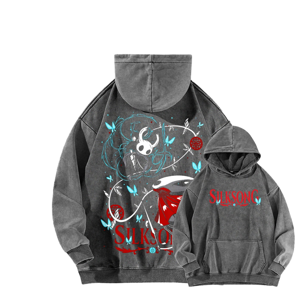 Hollow Knight Unisex washed sweatshirts 2510021687