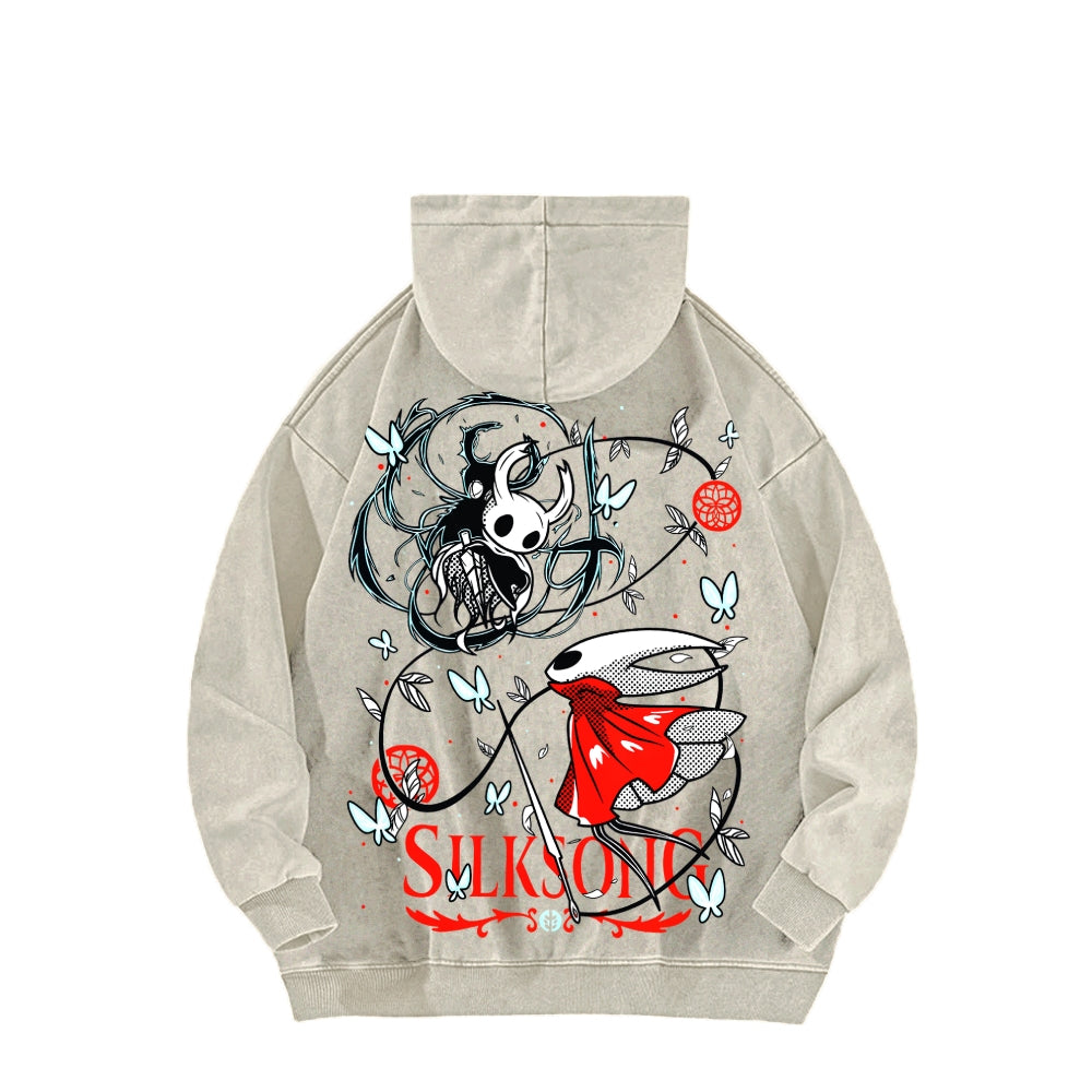 Hollow Knight Unisex washed sweatshirts 2510021687