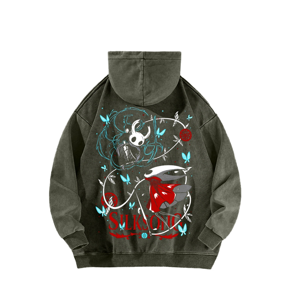 Hollow Knight Unisex washed sweatshirts 2510021687