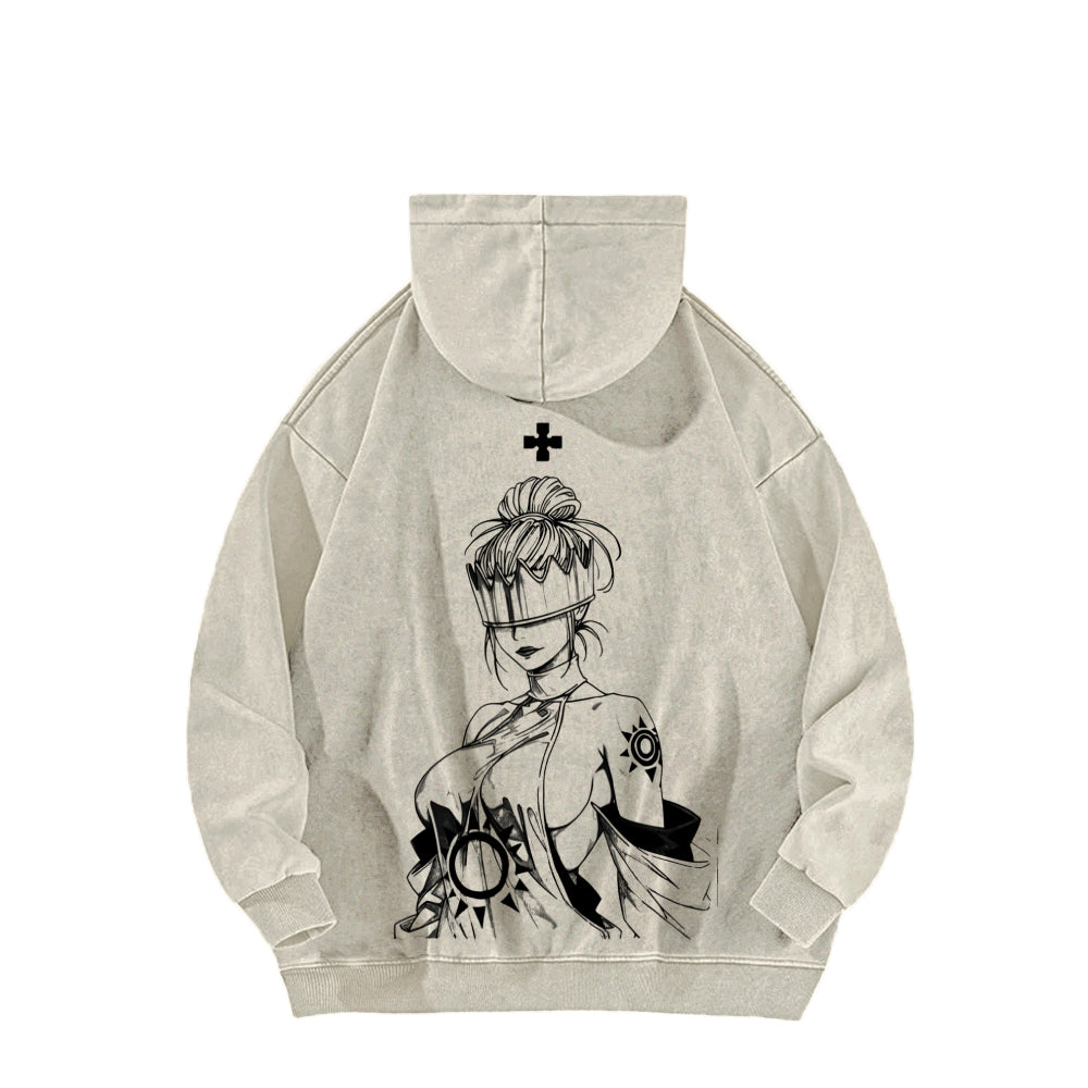 Fire Force Unisex washed sweatshirts 2511000741