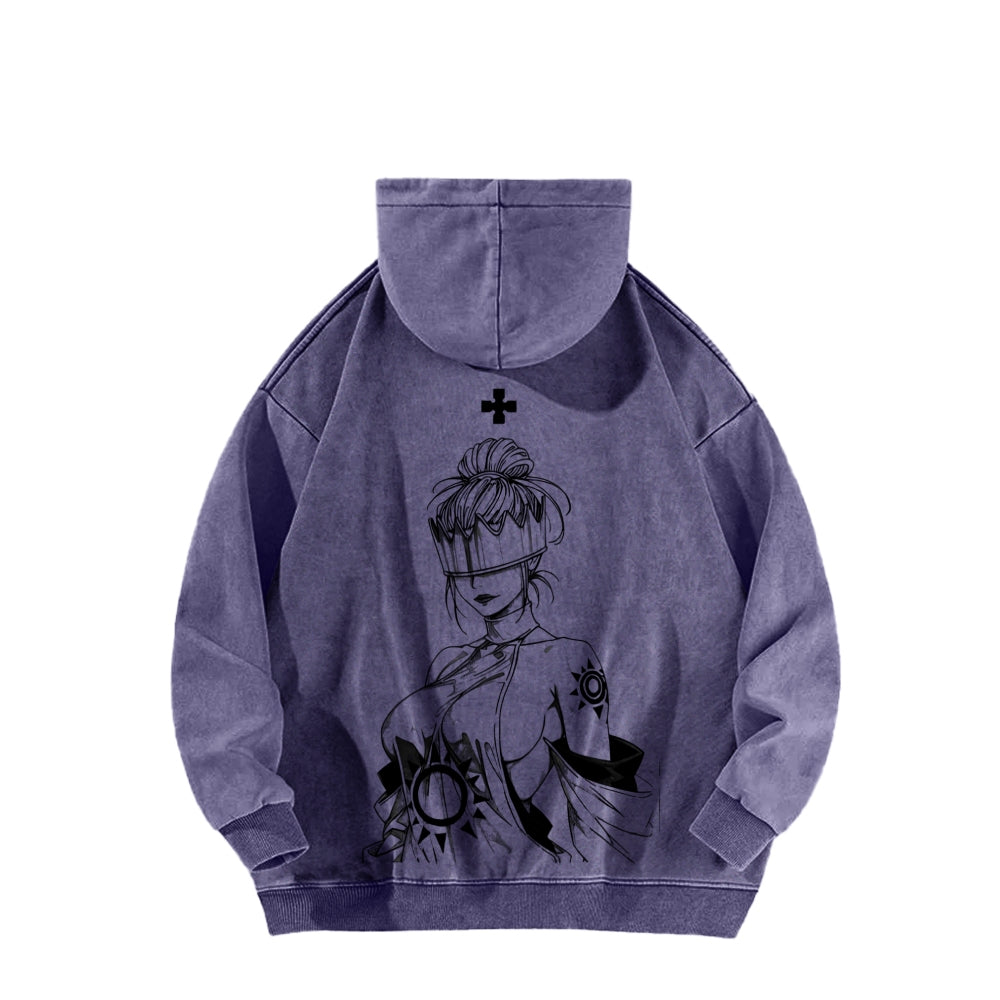 Fire Force Unisex washed sweatshirts 2511000741