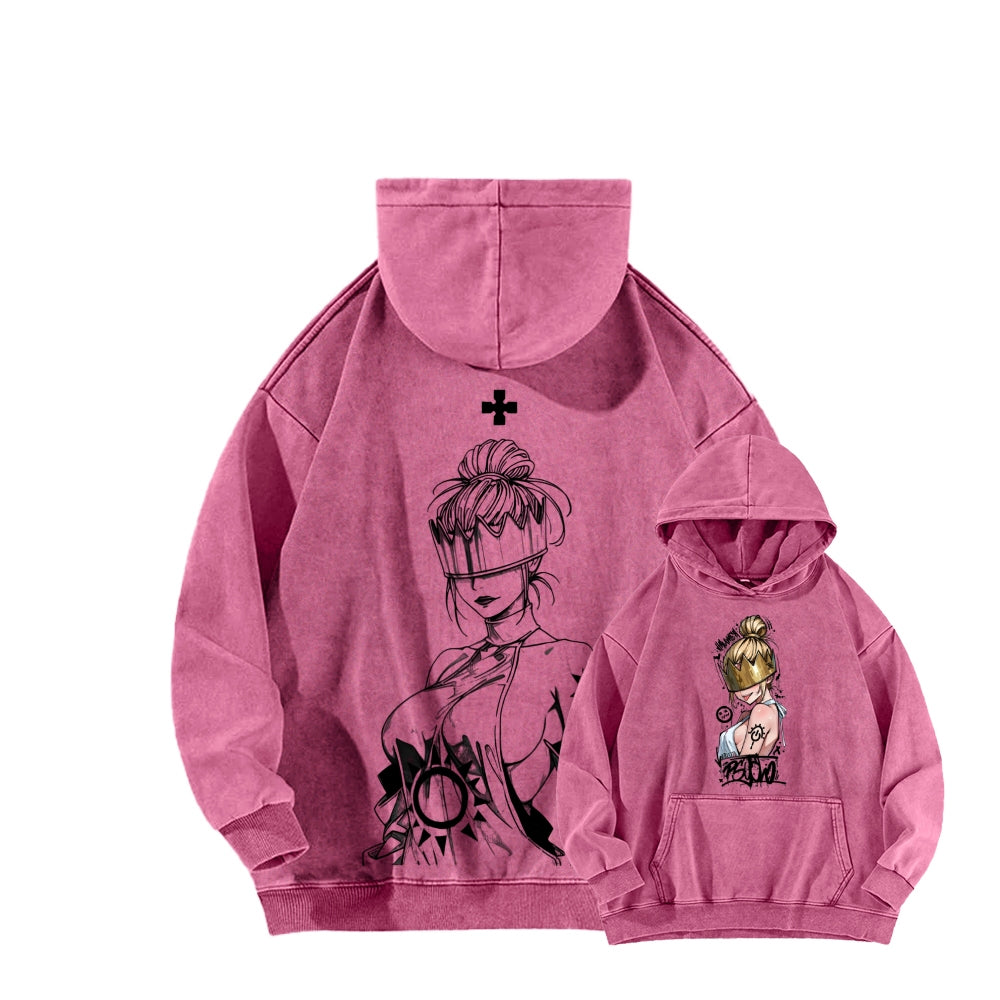 Fire Force Unisex washed sweatshirts 2511000741