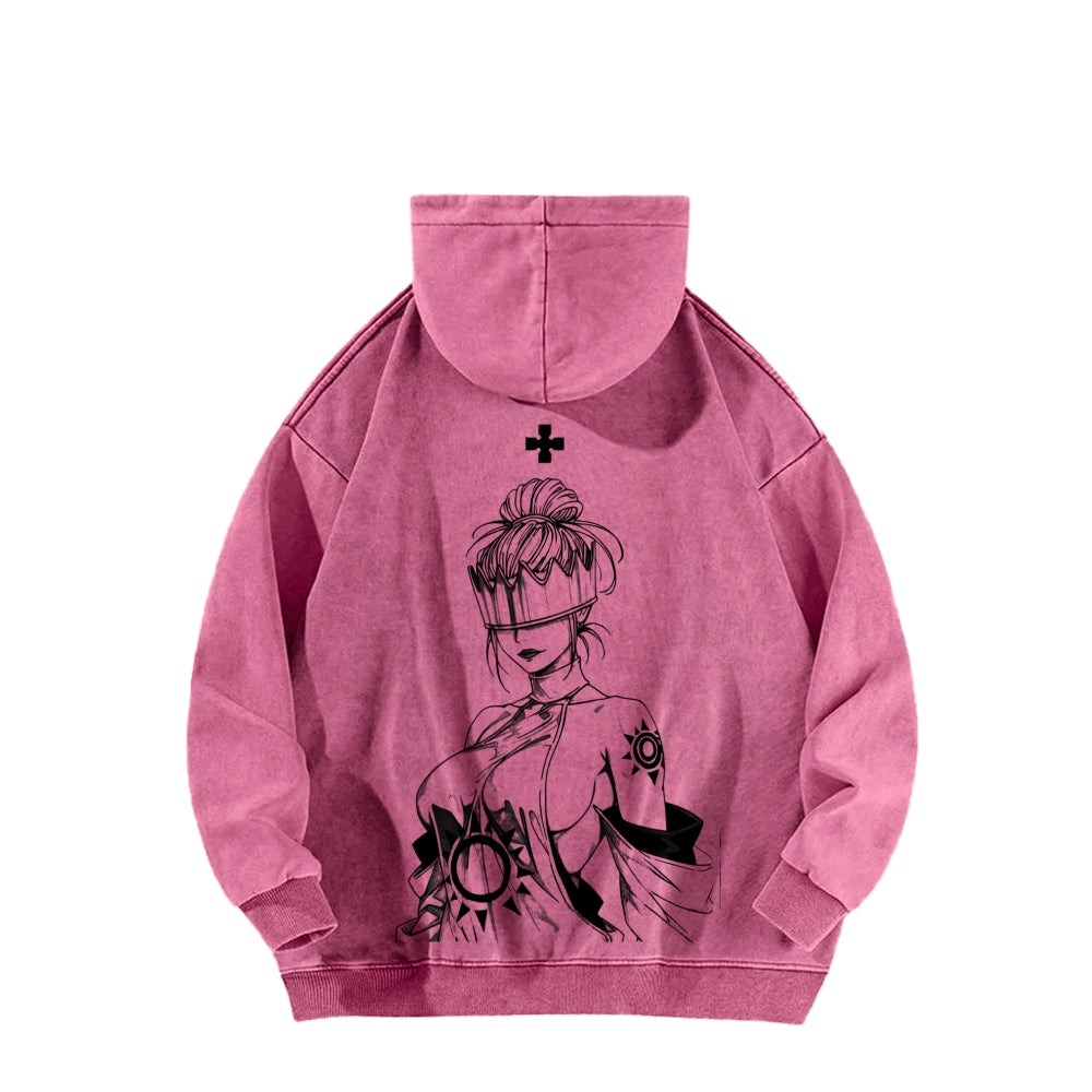 Fire Force Unisex washed sweatshirts 2511000741