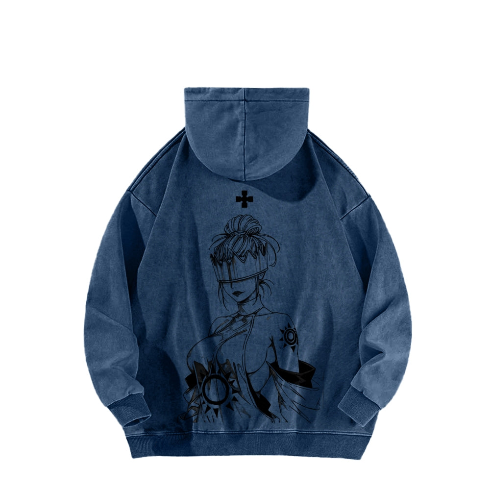 Fire Force Unisex washed sweatshirts 2511000741