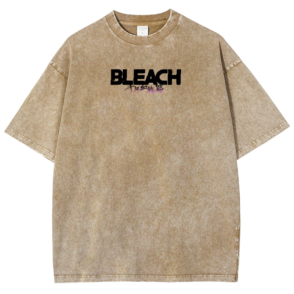 Bleach Unisex Fit Washed T-Shirt 2511000761