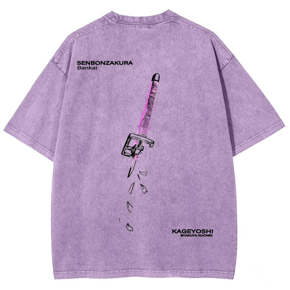 Bleach Unisex Fit Washed T-Shirt 2511000761
