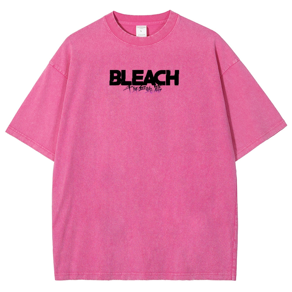 Bleach Unisex Fit Washed T-Shirt 2511000761