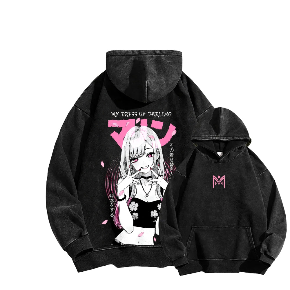 My Dress-Up Darling Unisex washed sweatshirts 2511003747