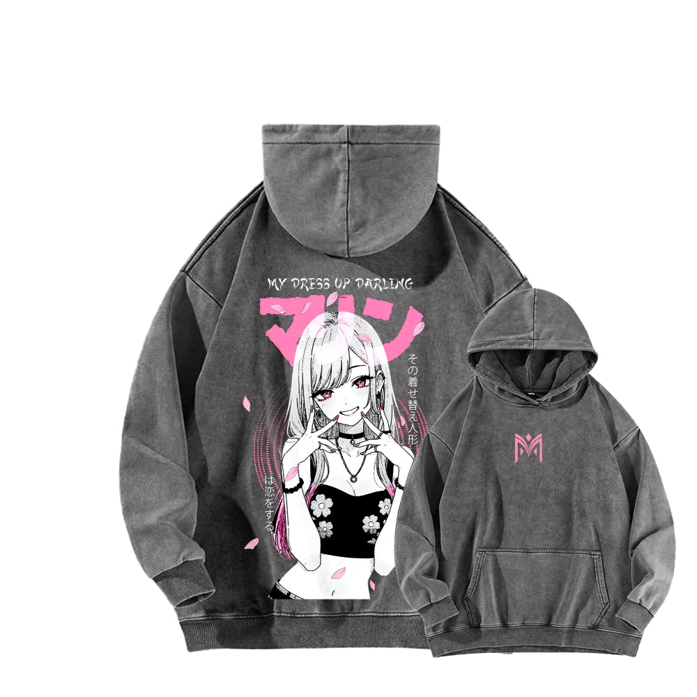 My Dress-Up Darling Unisex washed sweatshirts 2511003747