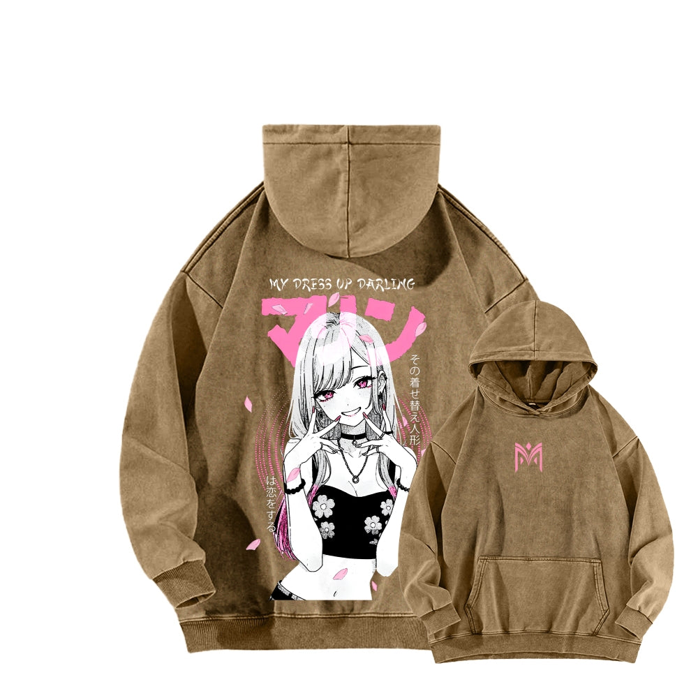 My Dress-Up Darling Unisex washed sweatshirts 2511003747