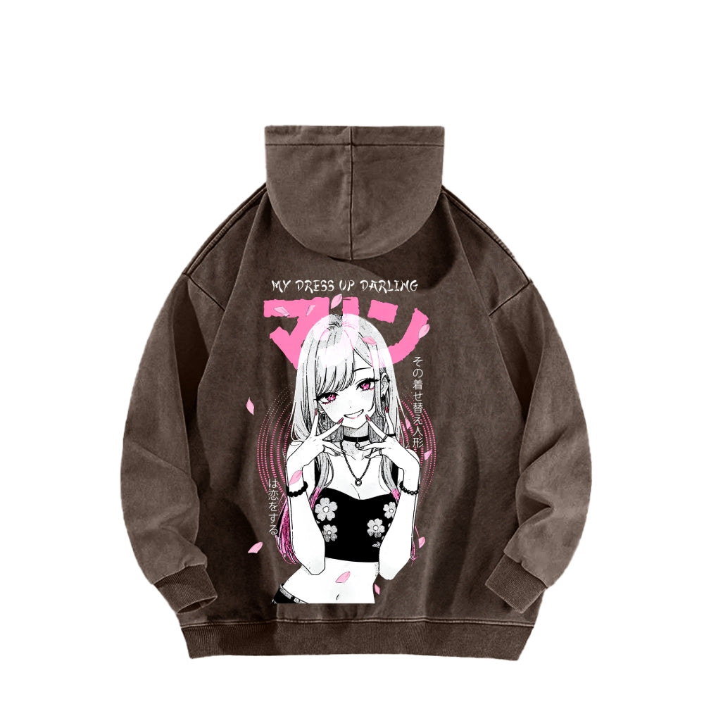 My Dress-Up Darling Unisex washed sweatshirts 2511003747