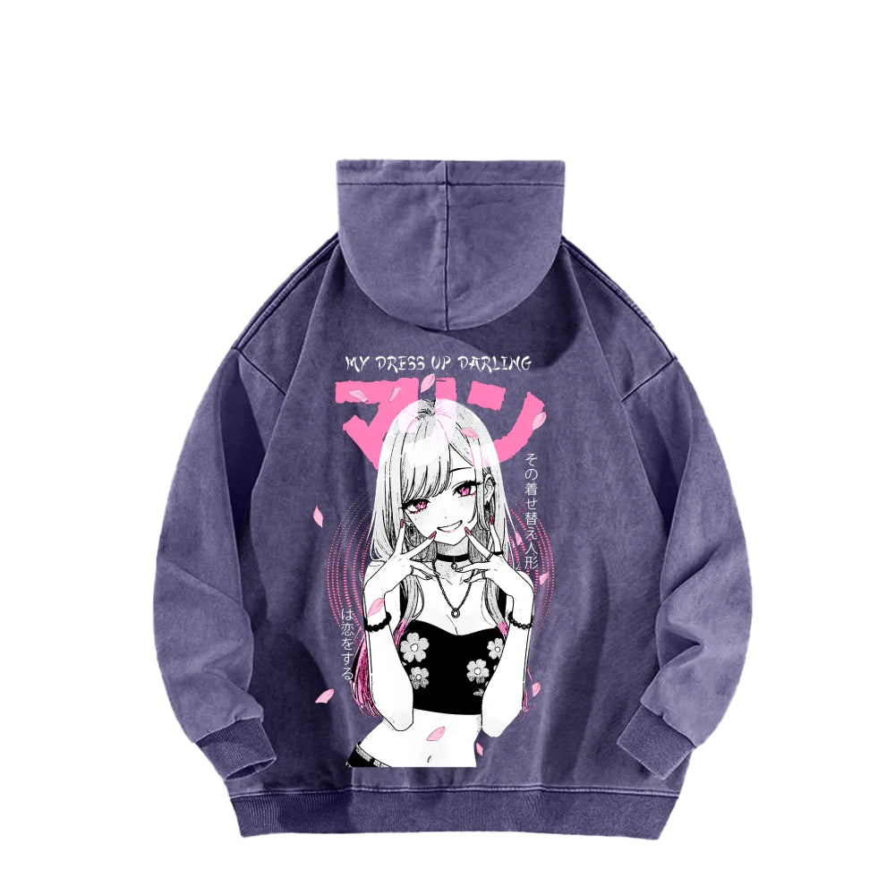 My Dress-Up Darling Unisex washed sweatshirts 2511003747