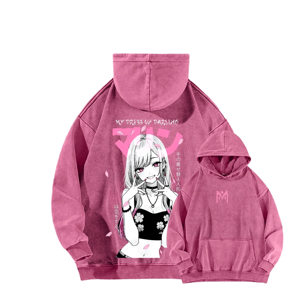 My Dress-Up Darling Unisex washed sweatshirts 2511003747