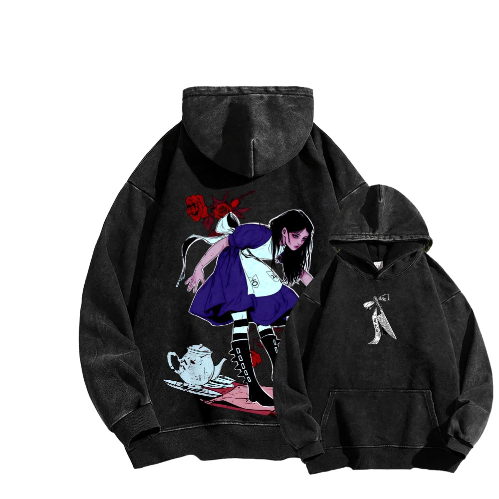 Alice Unisex washed sweatshirts 2511003821