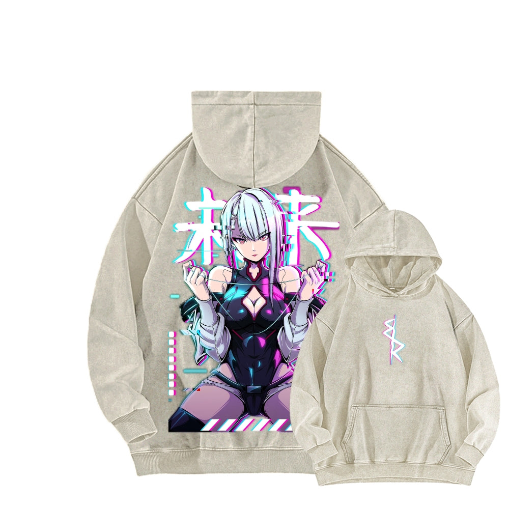 Cyberpunk Unisex washed sweatshirts 2511004416