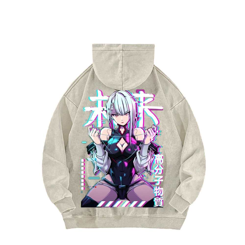 Cyberpunk Unisex washed sweatshirts 2511004416