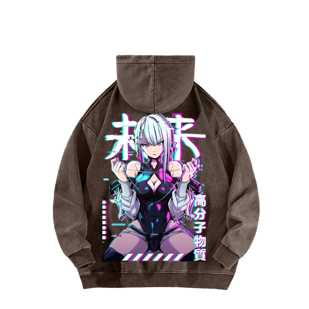 Cyberpunk Unisex washed sweatshirts 2511004416