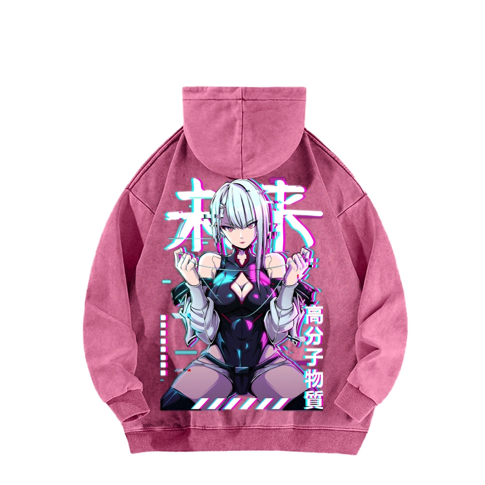 Cyberpunk Unisex washed sweatshirts 2511004416